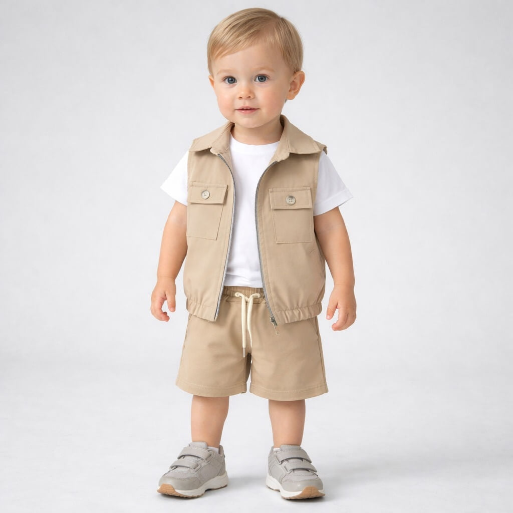 3-teiliges Babyset aus Baumwolle 
