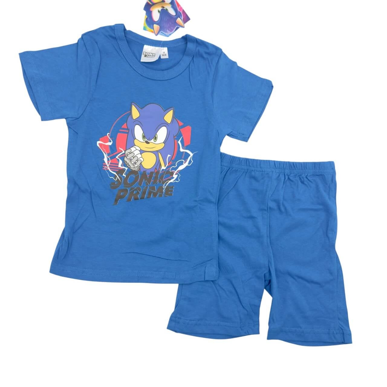 Completo Corto in Cotone Sonic