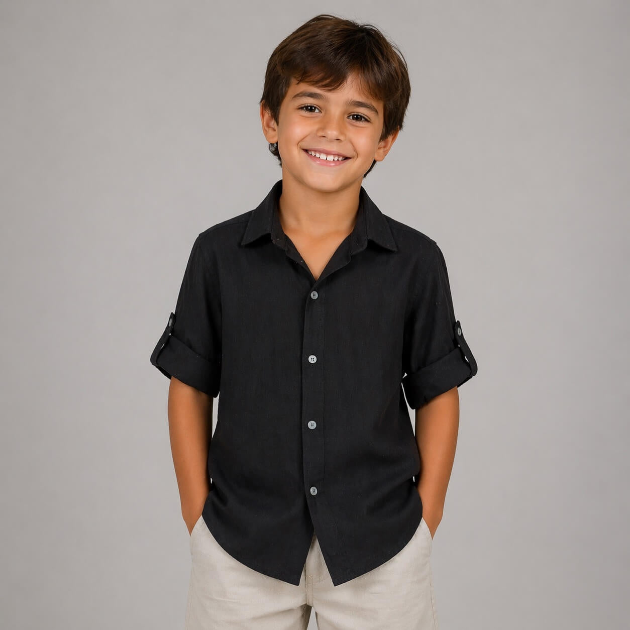 Camicia in Lino Ragazzo