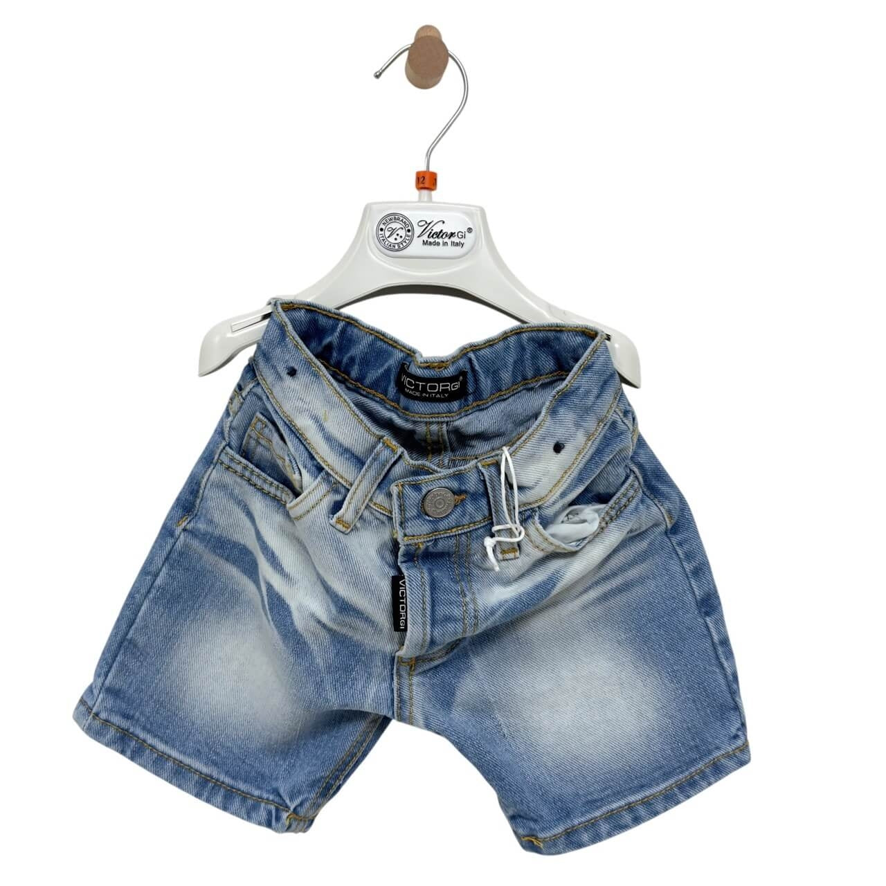 Neugeborene Jeans-Bermudashorts 