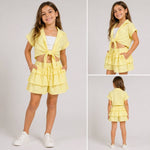 3-teiliges Baby-Mädchen-Outfit