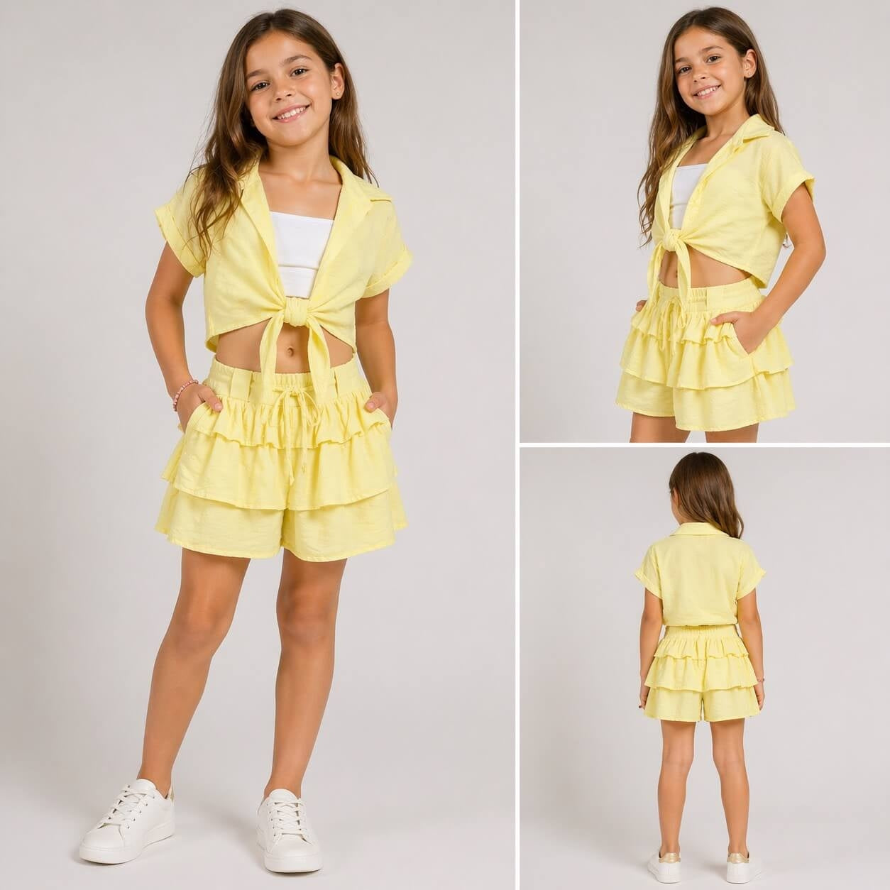 3-teiliges Baby-Mädchen-Outfit