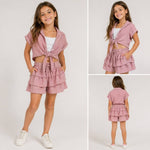 3-teiliges Baby-Mädchen-Outfit