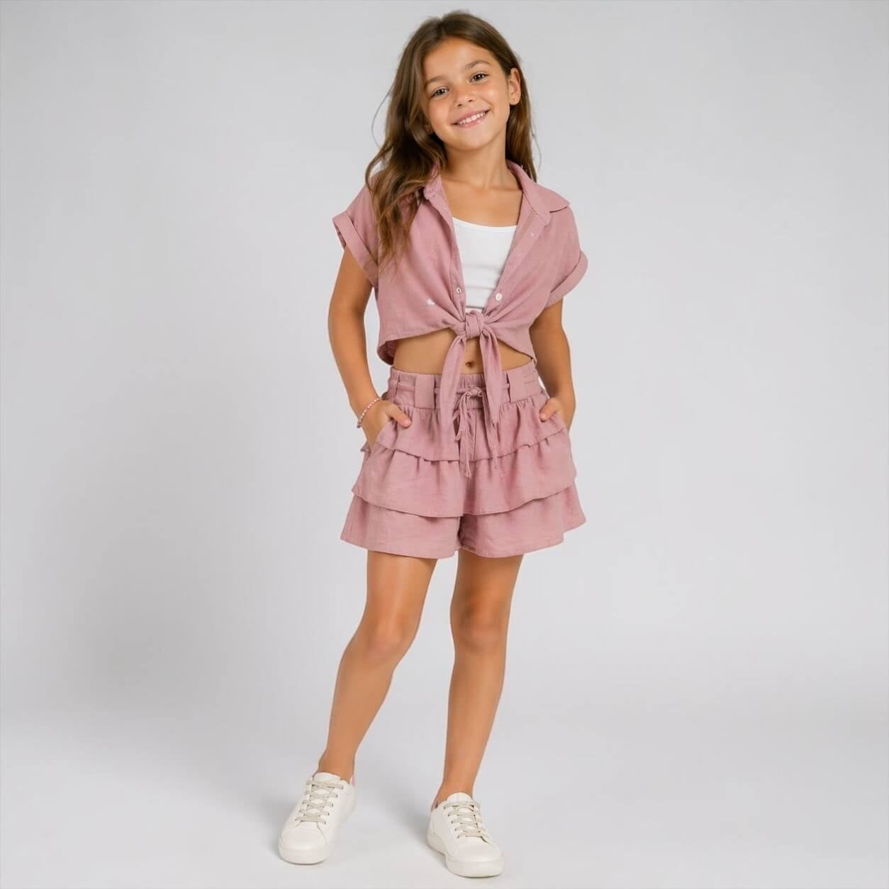 3-teiliges Baby-Mädchen-Outfit