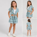 3-teiliges Baby-Mädchen-Outfit