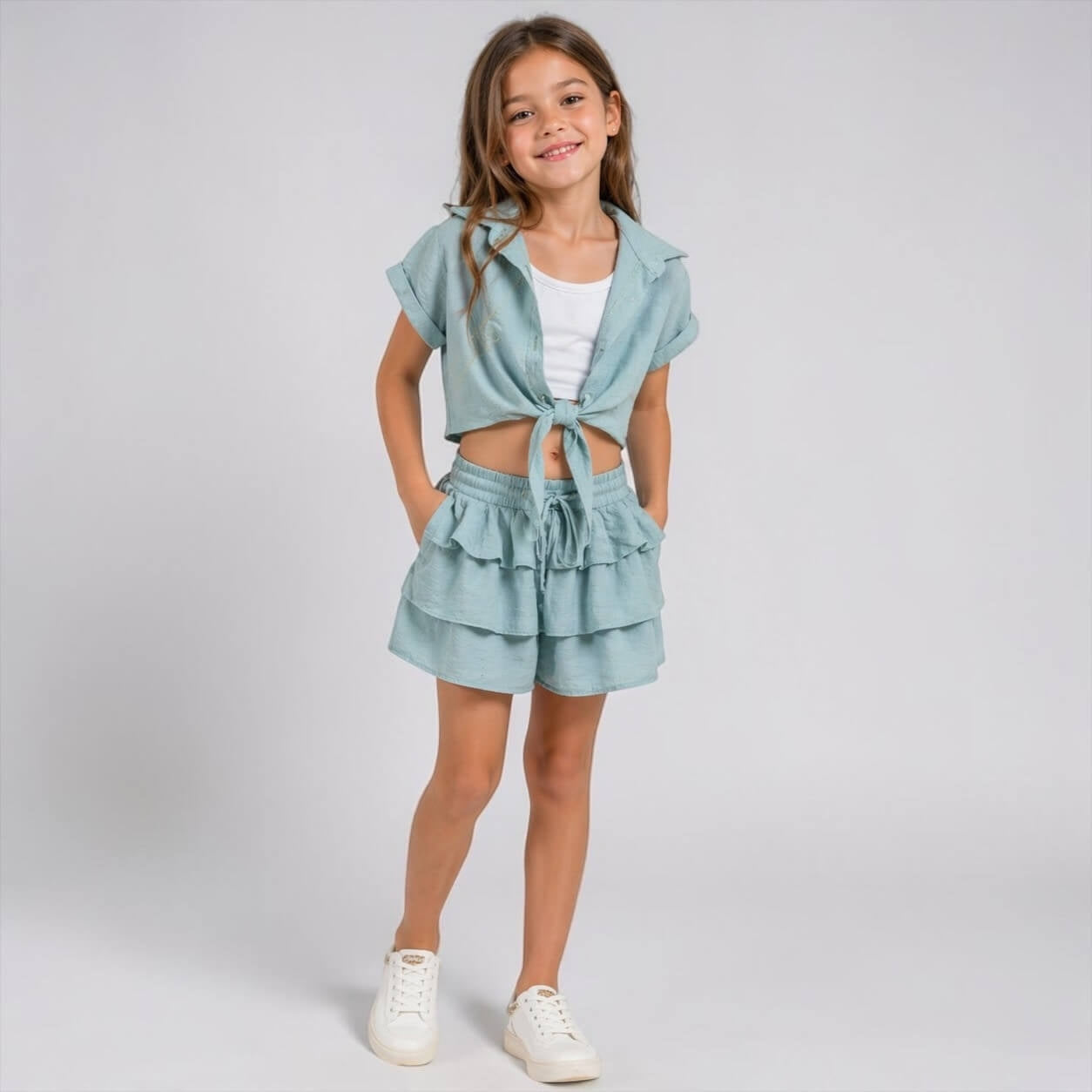 3-teiliges Baby-Mädchen-Outfit
