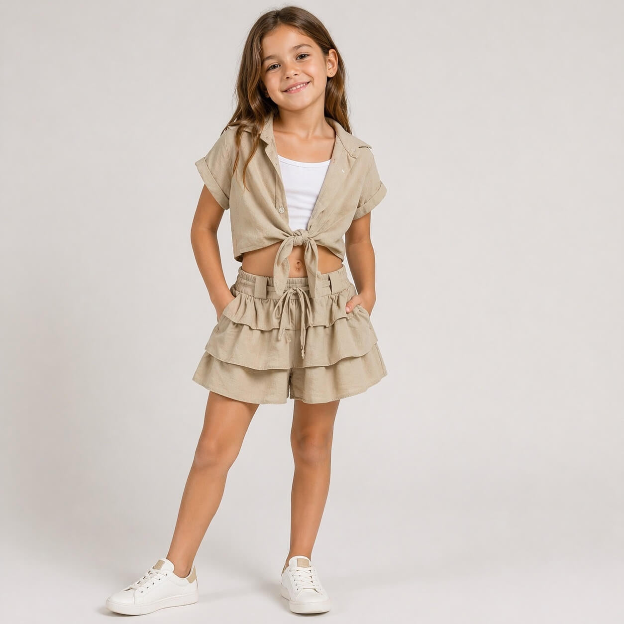 3-teiliges Baby-Mädchen-Outfit