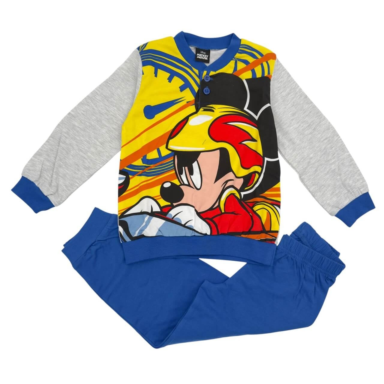 Disney Schlafanzug Mickey Mouse 100% Baumwolle