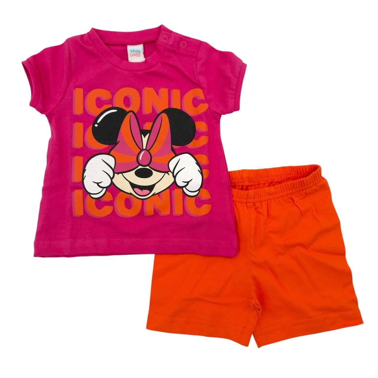 Kurzer Baumwollpyjama „Disney Minnie“