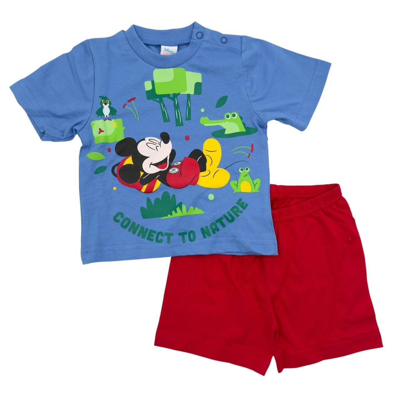 Kurzer Disney-Mickey-Maus-Baumwollpyjama