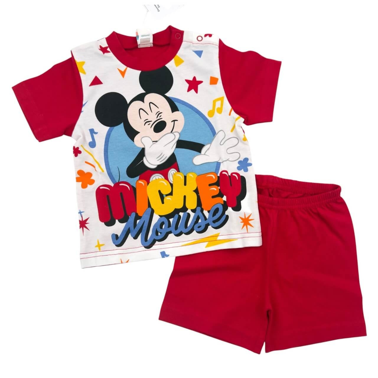 Kurzer Disney-Mickey-Maus-Baumwollpyjama