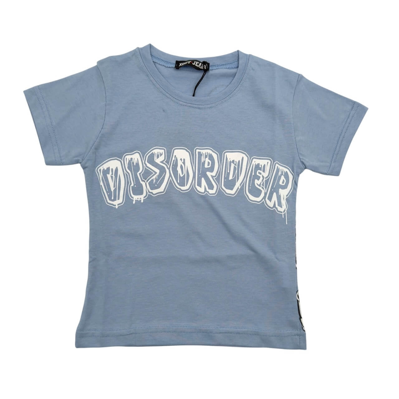 Bedrucktes T-Shirt für Babys, Vorder- und Rückseite