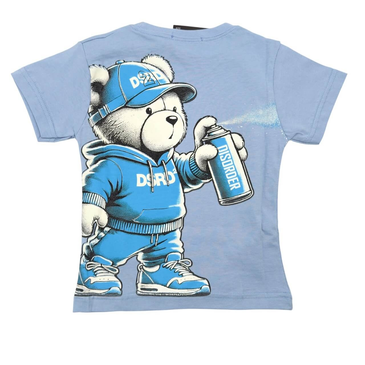 Bedrucktes T-Shirt für Babys, Vorder- und Rückseite