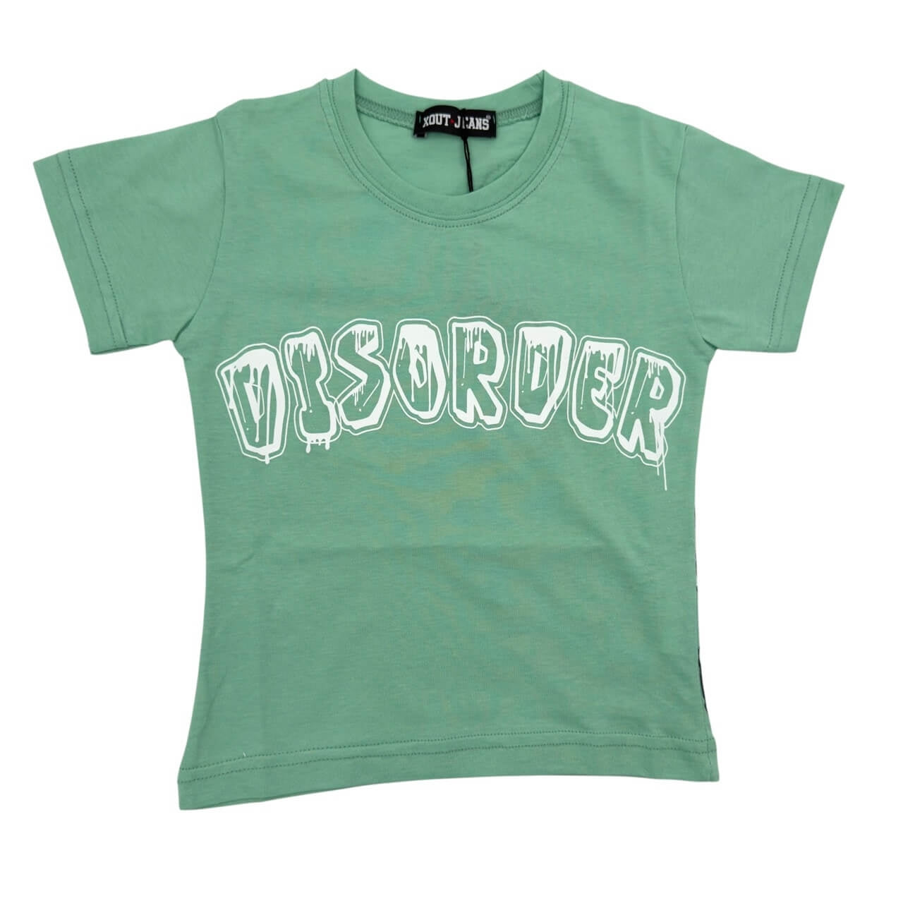 Bedrucktes T-Shirt für Babys, Vorder- und Rückseite