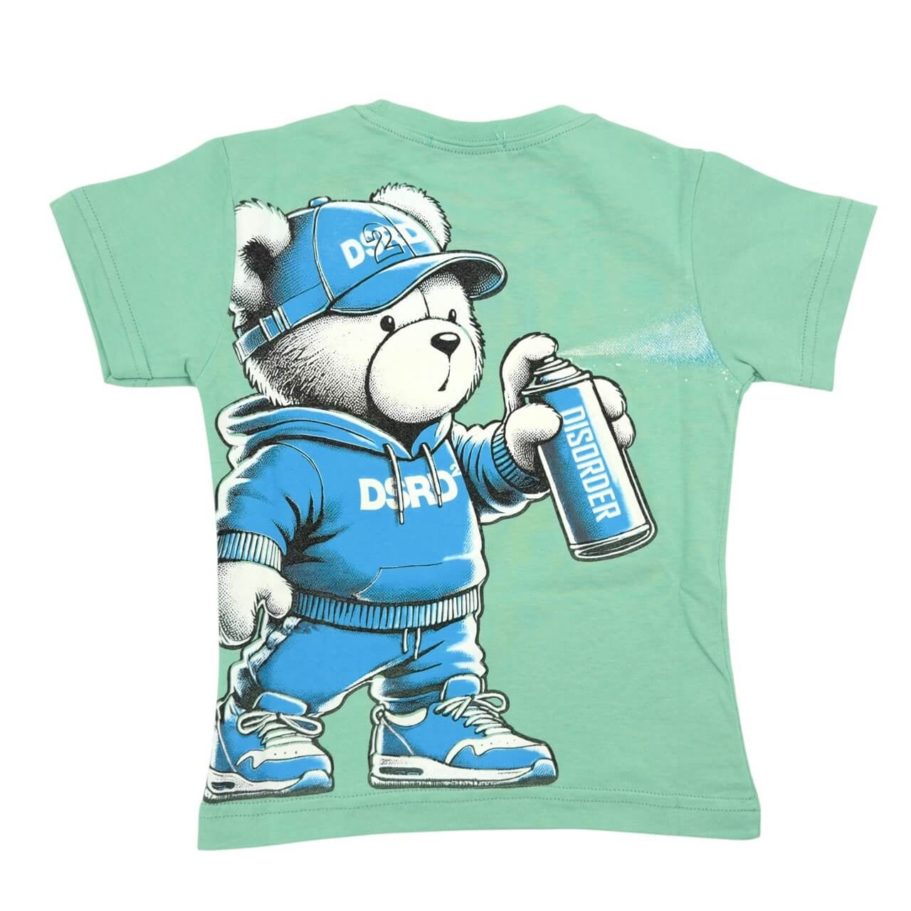 Bedrucktes T-Shirt für Babys, Vorder- und Rückseite