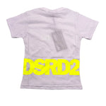 Bedrucktes T-Shirt für Babys, Vorder- und Rückseite