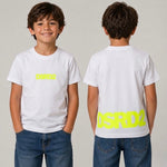 Bedrucktes T-Shirt für Babys, Vorder- und Rückseite