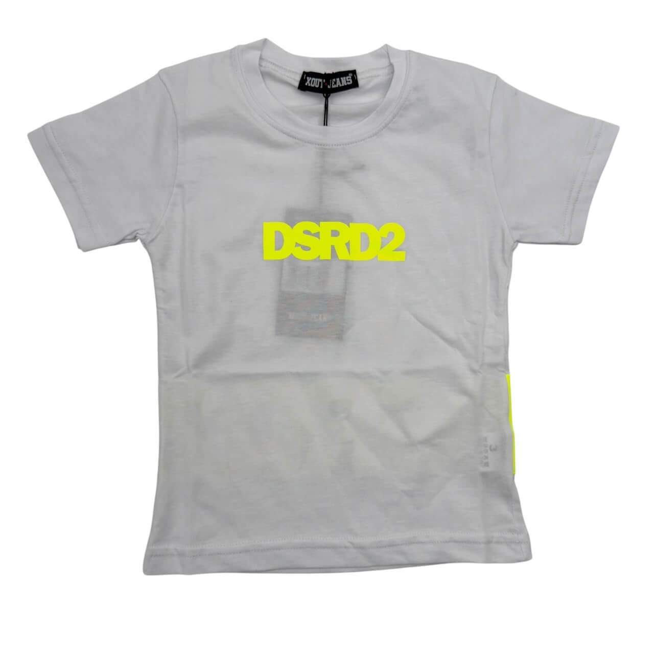 Bedrucktes T-Shirt für Babys, Vorder- und Rückseite