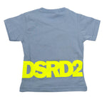 Bedrucktes T-Shirt für Babys, Vorder- und Rückseite
