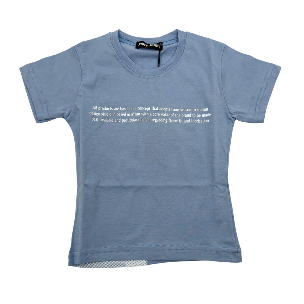 Bedrucktes T-Shirt für Babys, Vorder- und Rückseite