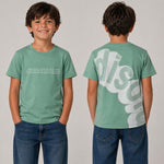 Bedrucktes T-Shirt für Babys, Vorder- und Rückseite