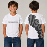 Bedrucktes T-Shirt für Babys, Vorder- und Rückseite