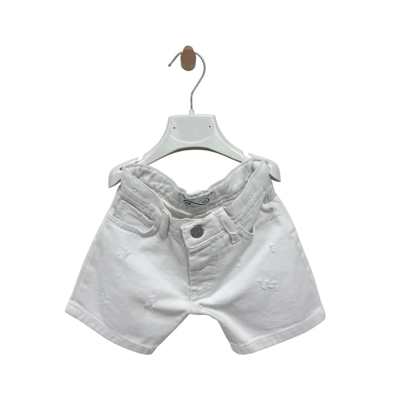 Neugeborene Jeans-Bermudashorts 