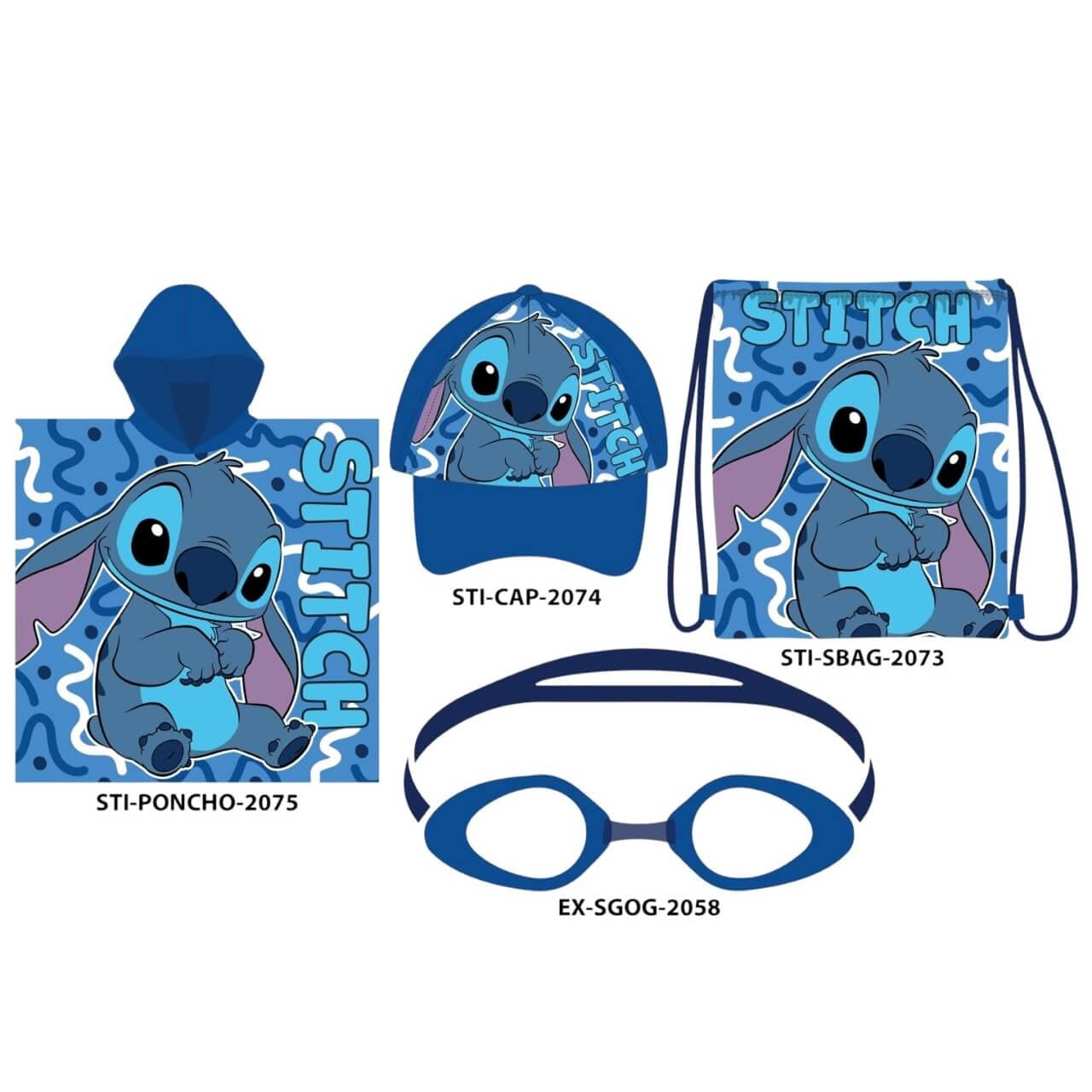 Strandset 4-teilig mit Stitch