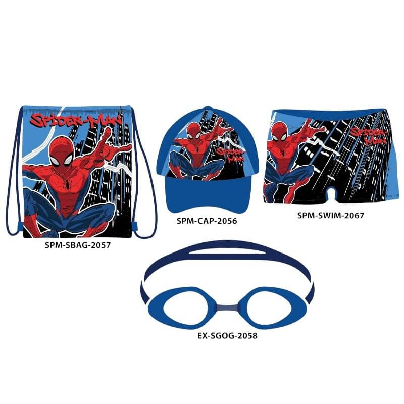 4-teiliges Spiderman-Strandset