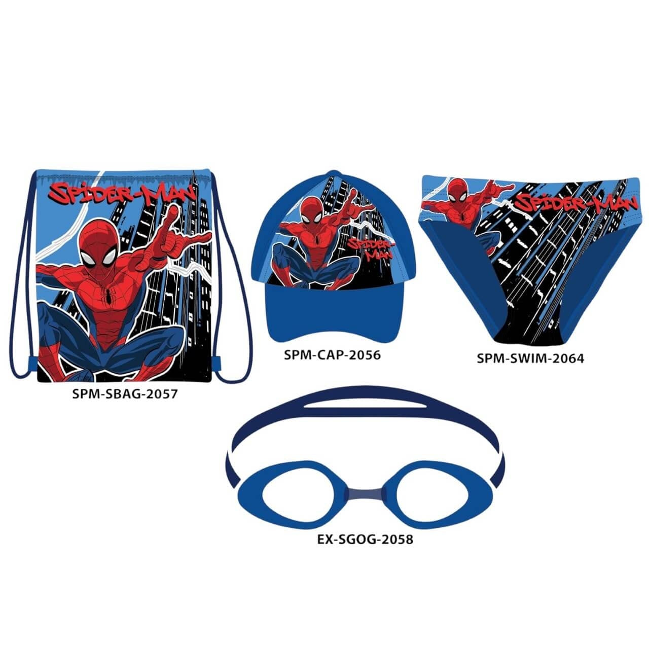Spider-Man 4-teiliges Strandset