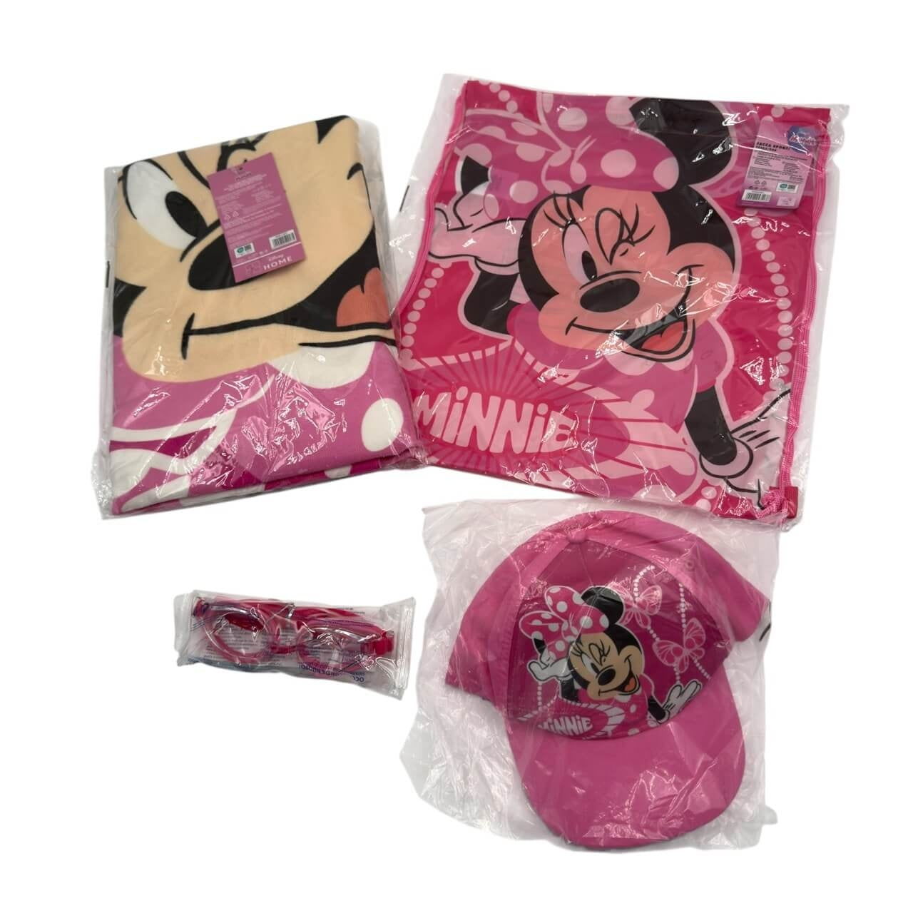 4-teiliges Stranset mit Minnie-Motiv