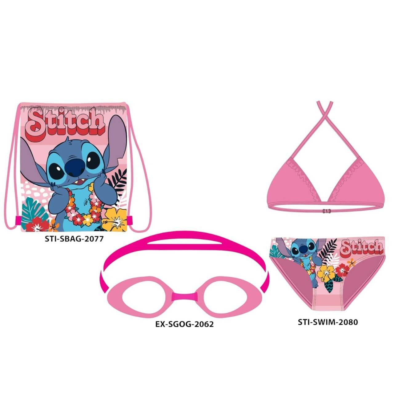 Set mare 3 pezzi di stitch