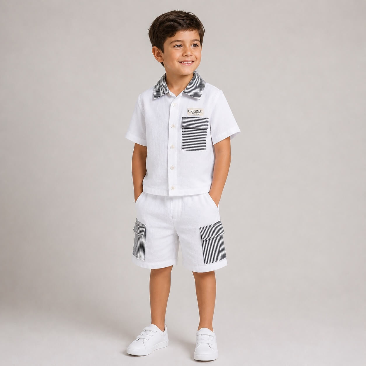 Set aus Baumwolle für Babys