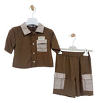 Neugeborenen-Outfit aus Baumwolle
