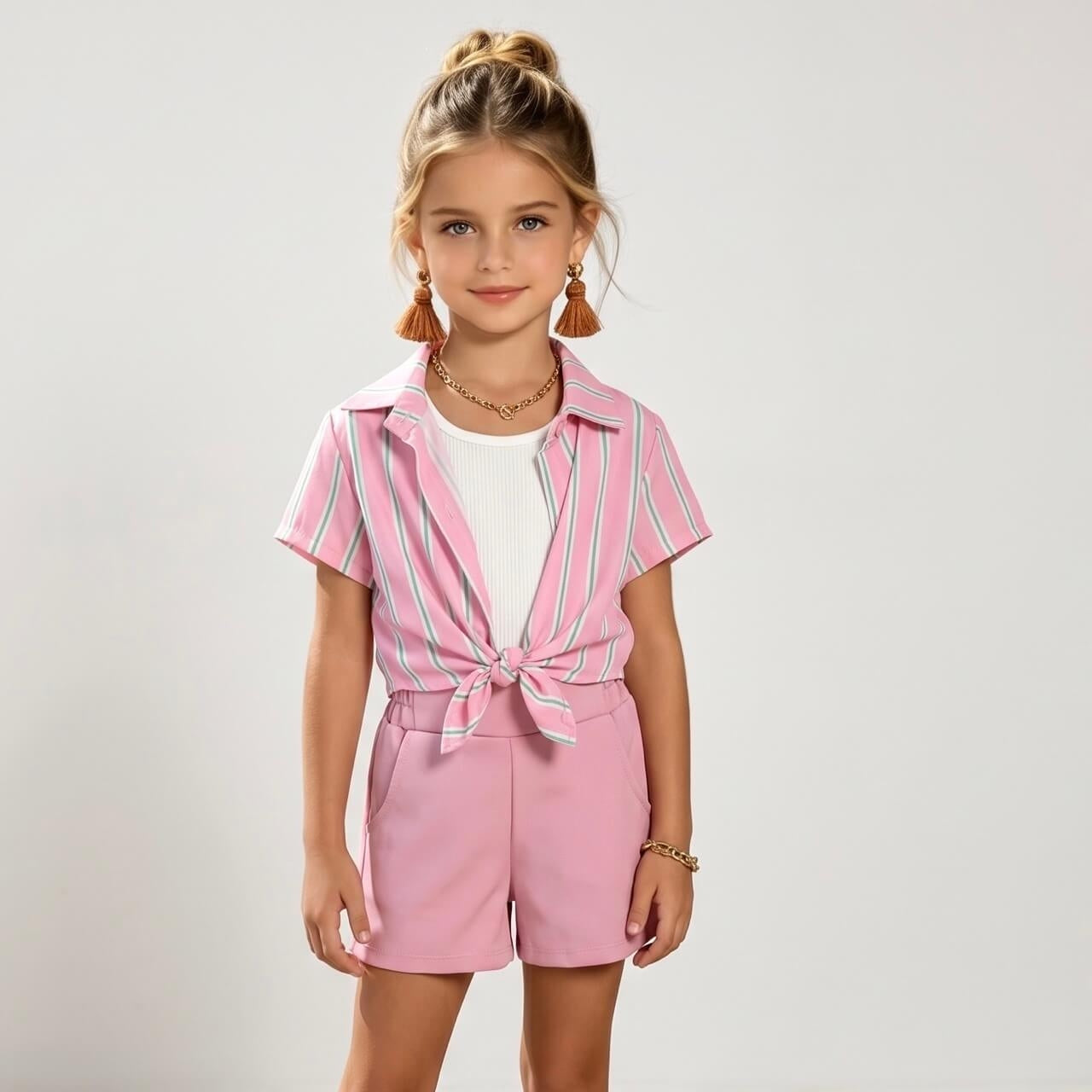 3-teiliges Baby-Mädchen-Outfit