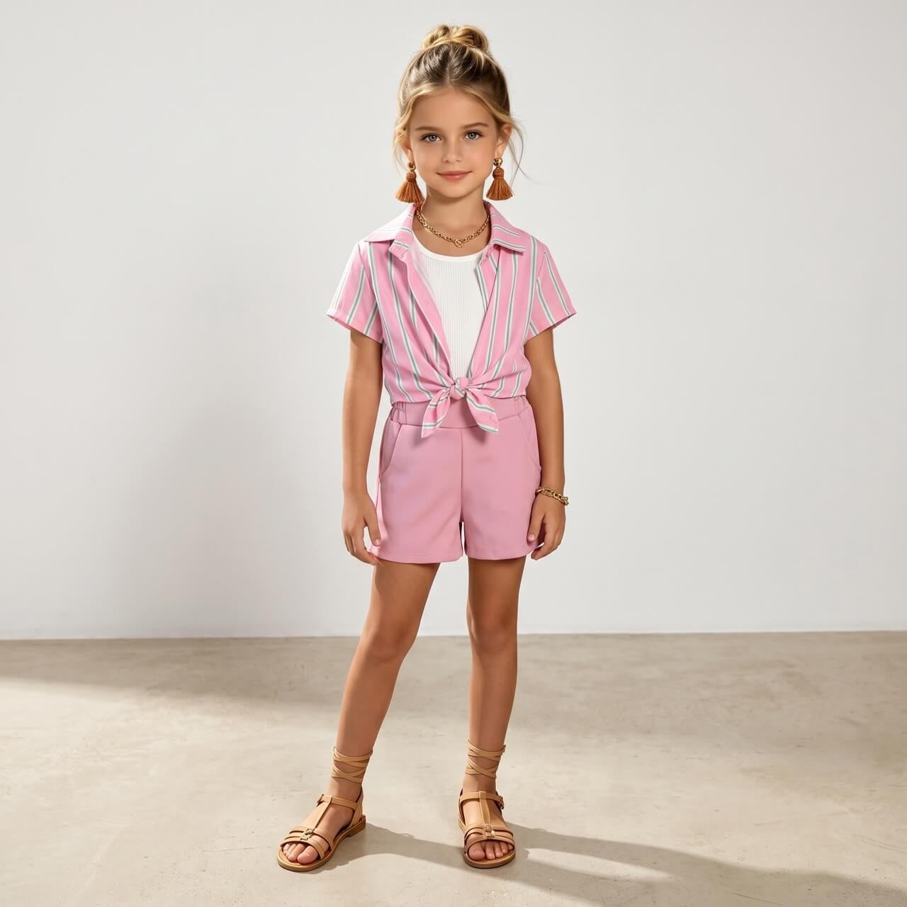 3-teiliges Baby-Mädchen-Outfit