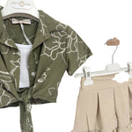 3-teiliges Baby-Mädchen-Outfit