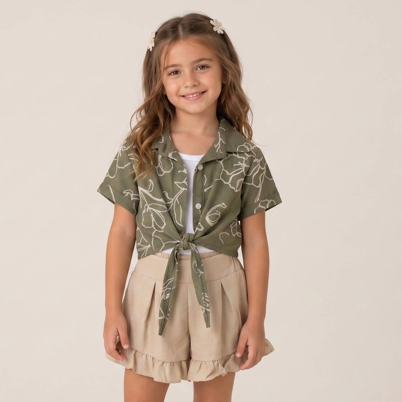 3-teiliges Baby-Mädchen-Outfit