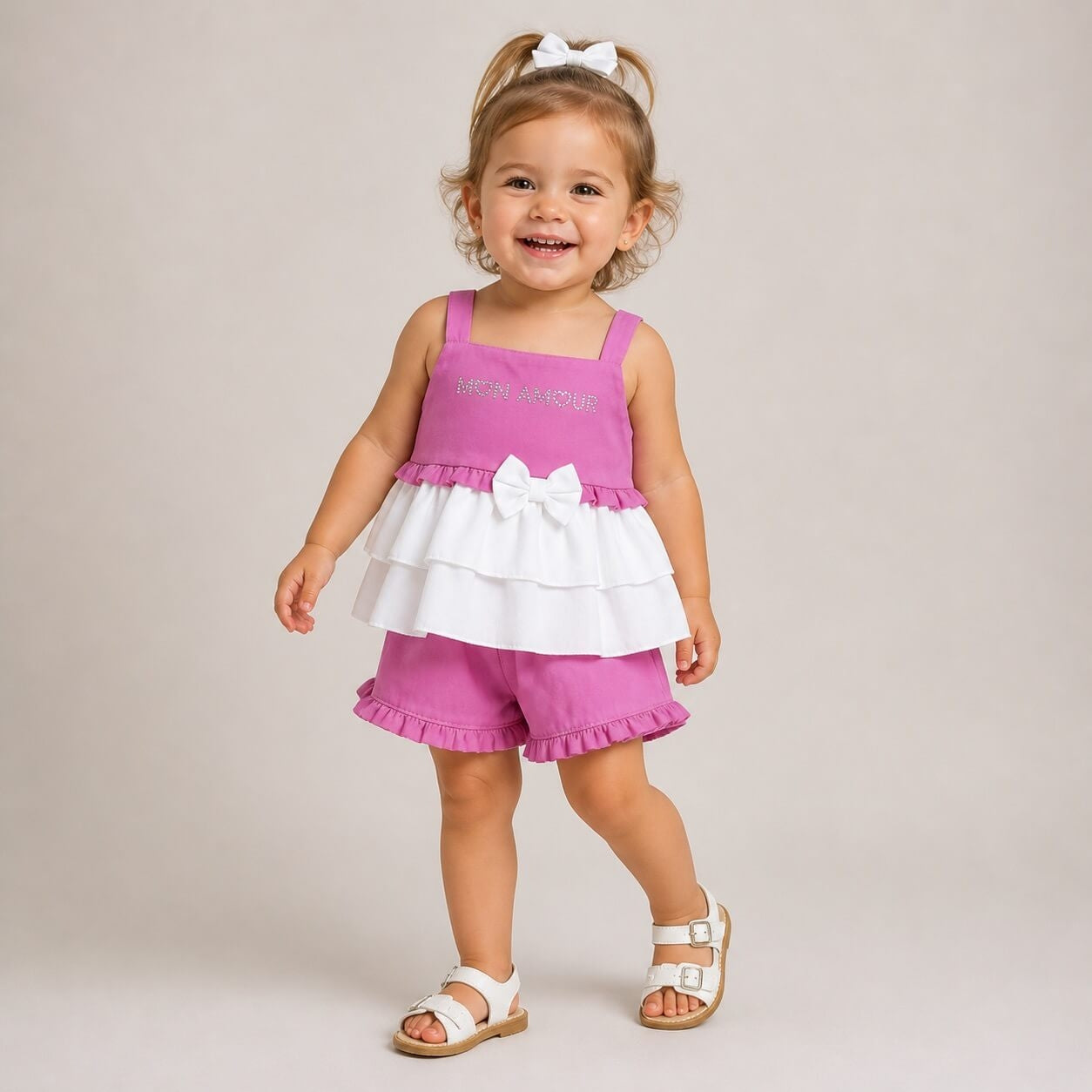 Baby-Mädchen-Baumwoll-Outfit