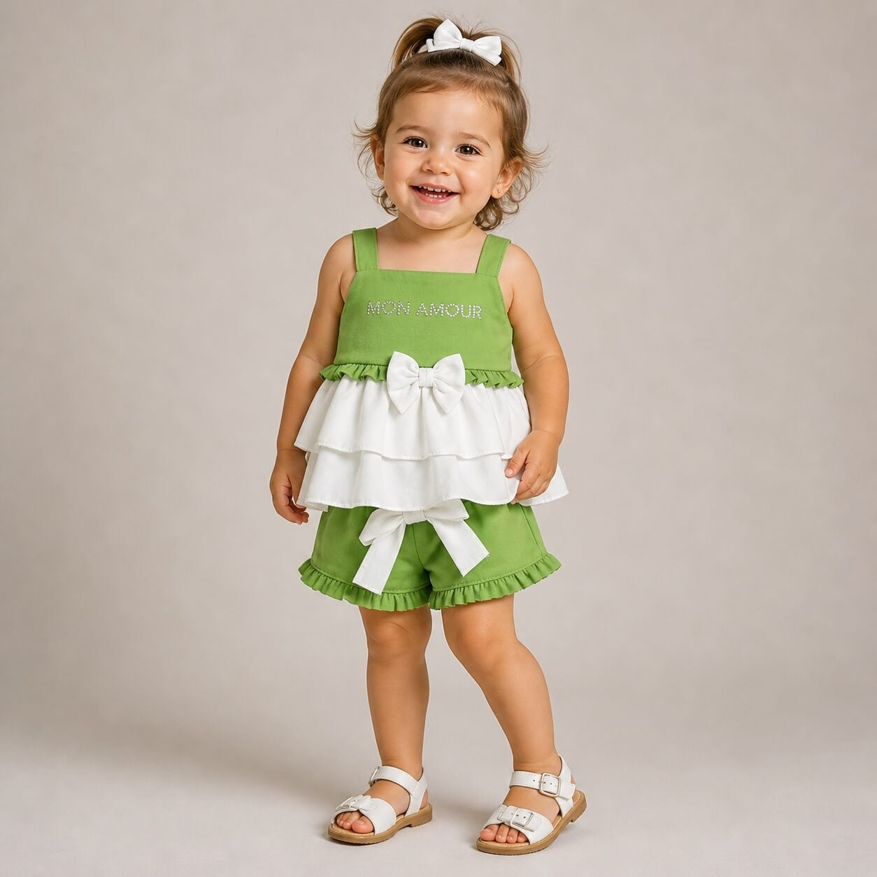 Baby-Mädchen-Baumwoll-Outfit