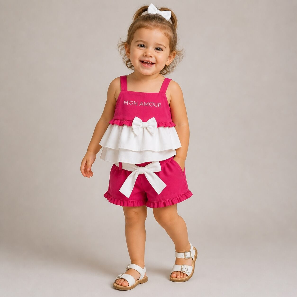 Baby-Mädchen-Baumwoll-Outfit