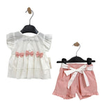 Baby-Mädchen-Baumwoll-Outfit