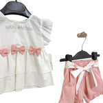 Baby-Mädchen-Baumwoll-Outfit