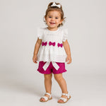 Baby-Mädchen-Baumwoll-Outfit