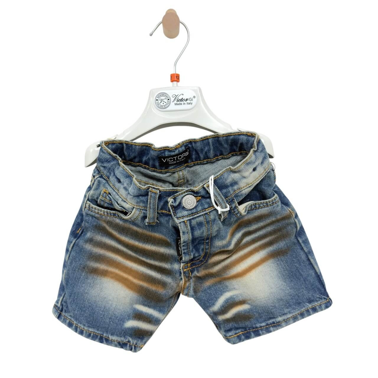 Neugeborene Jeans-Bermudashorts 