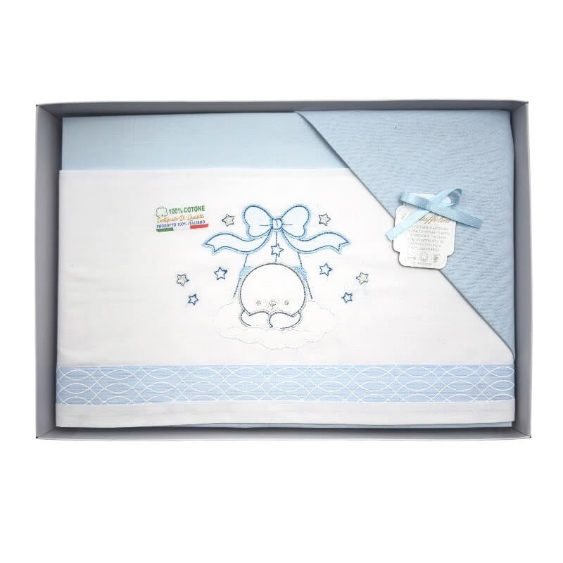 Batuffolini Kinderwagen-Set aus 100 % Baumwolle