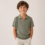 Zip-Poloshirt aus Garn – Granada