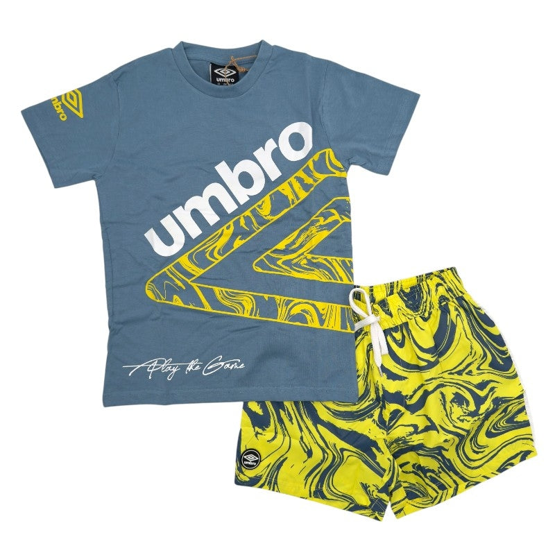 Jungen-Badeanzug-Set mit Umbro-Logo