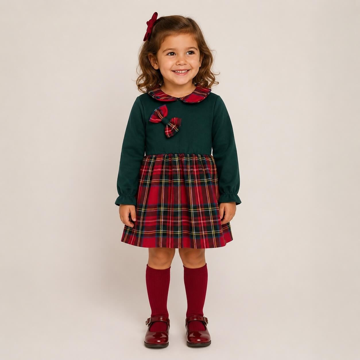 Schottenkleid für Mädchen