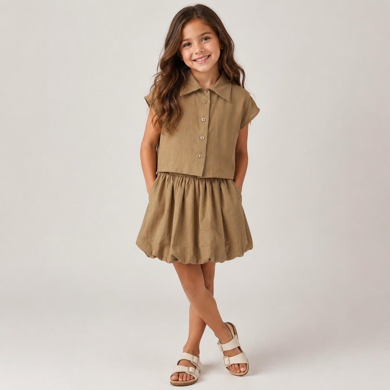 Completo Bimba In Lino